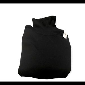 NWT Gap black 100% Moreno wool turtleneck sweater.
